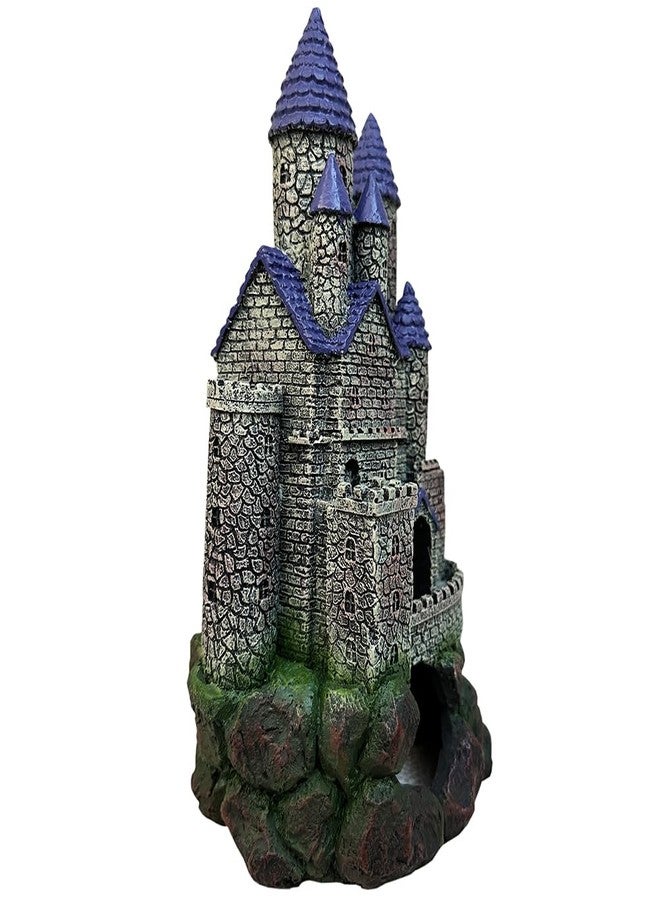 SLOCME Aquarium Middle Ages Resin Castle Decorations - Fish Tank Gothic Castle Hiding Cave Ornament - Image 4